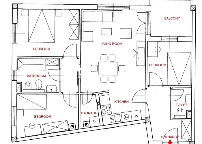 Apartman Dea - Three Bedroom *